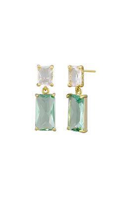 Aqua Crystal Erica Earring