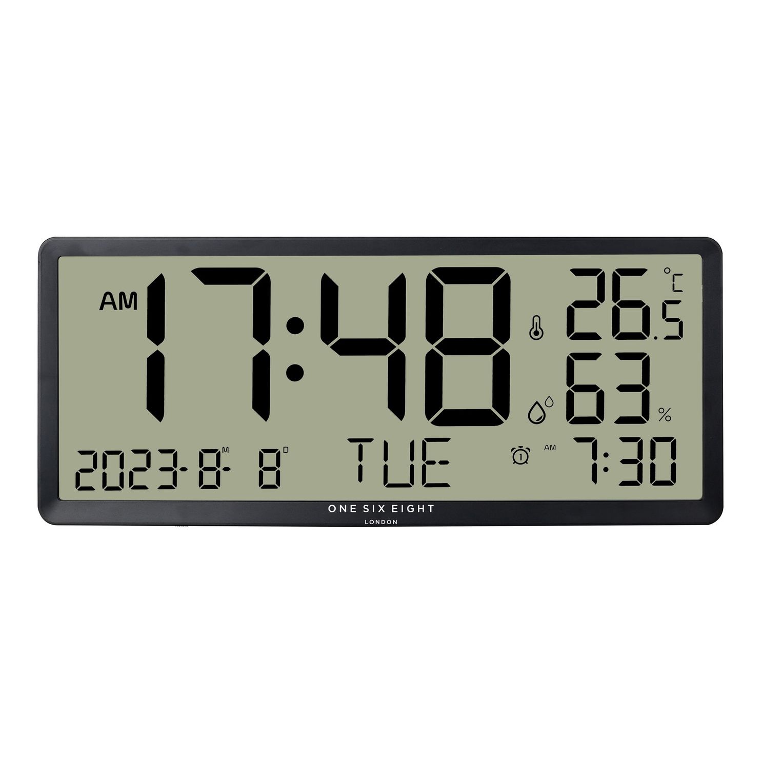 Dylan Wall / Table Oversize Black Digital Clock