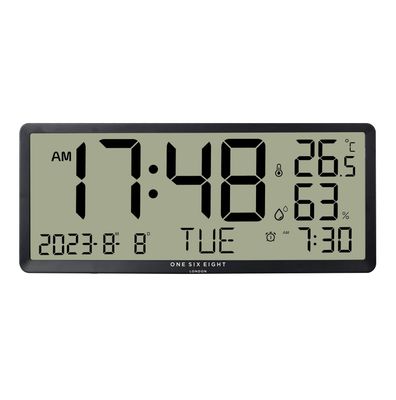 Dylan Wall / Table Oversize Black Digital Clock