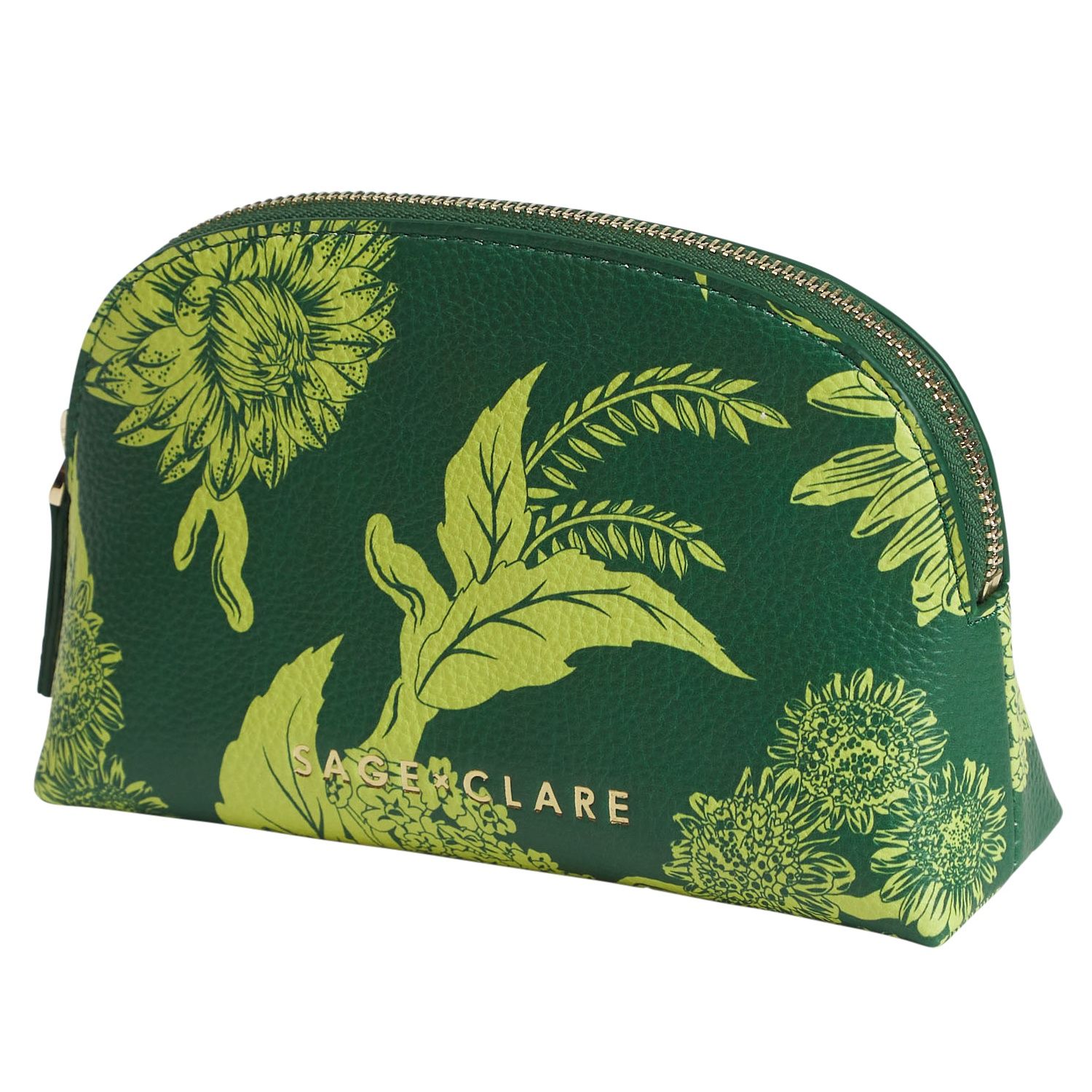 Delphine Cometic Pouch - Anise