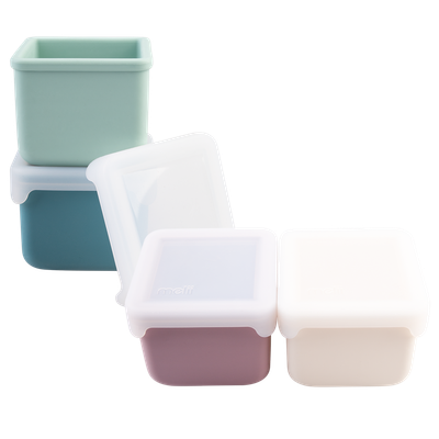 Set/2 Silicone Snack Containers