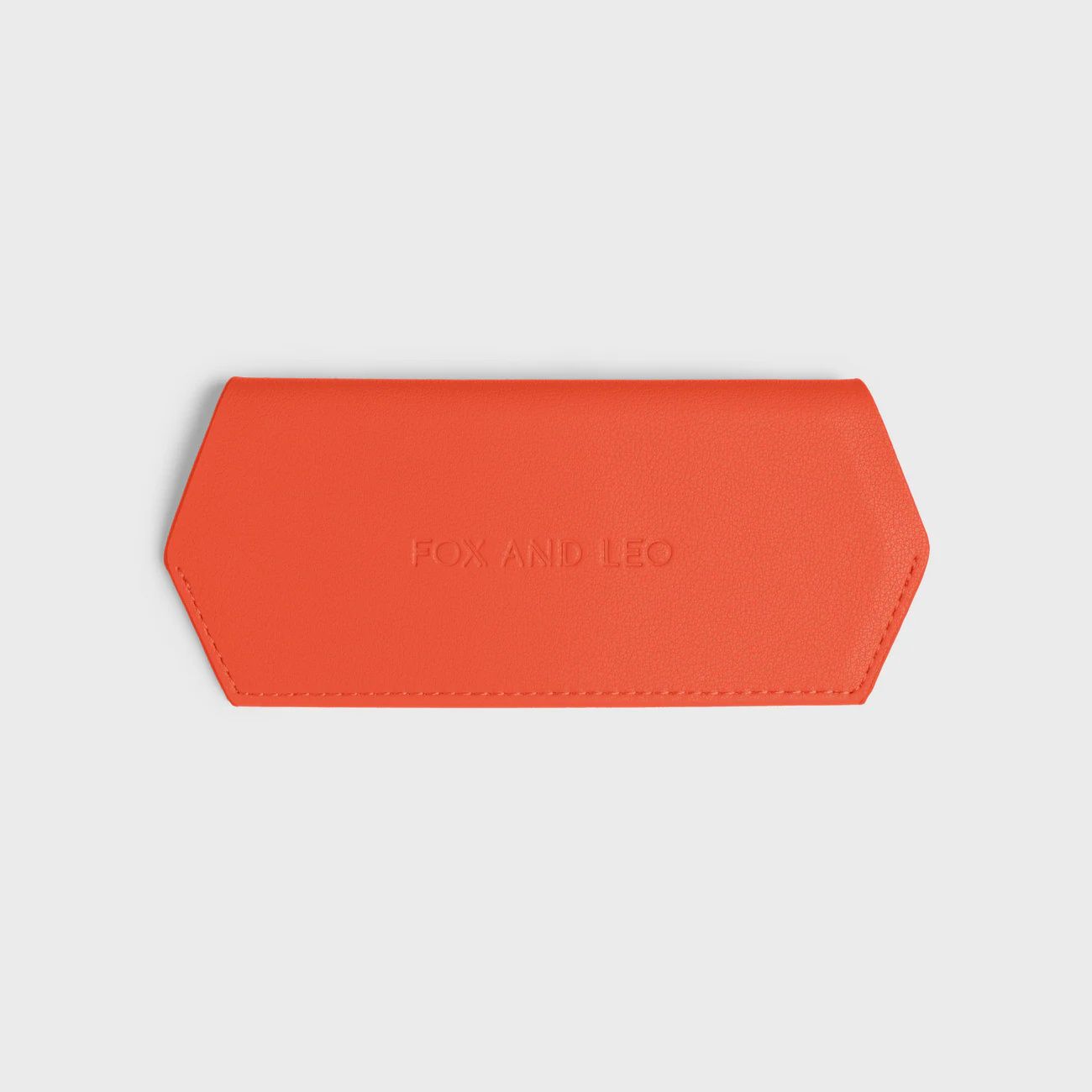 Leather Glasses Case - Ginger