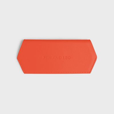 Leather Glasses Case - Ginger