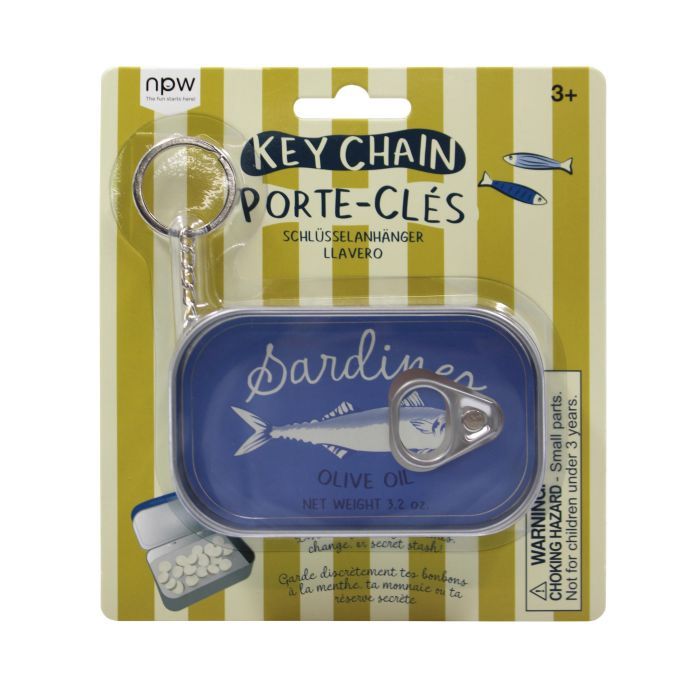 Sardine Tin Keychain - Italian Summer