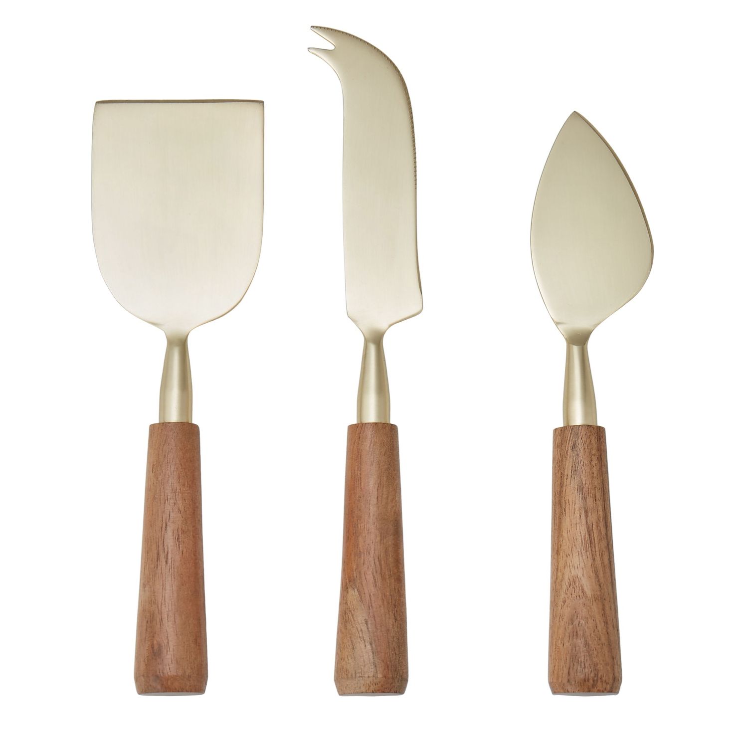Acacia Wood Cheese Knife  Set/3