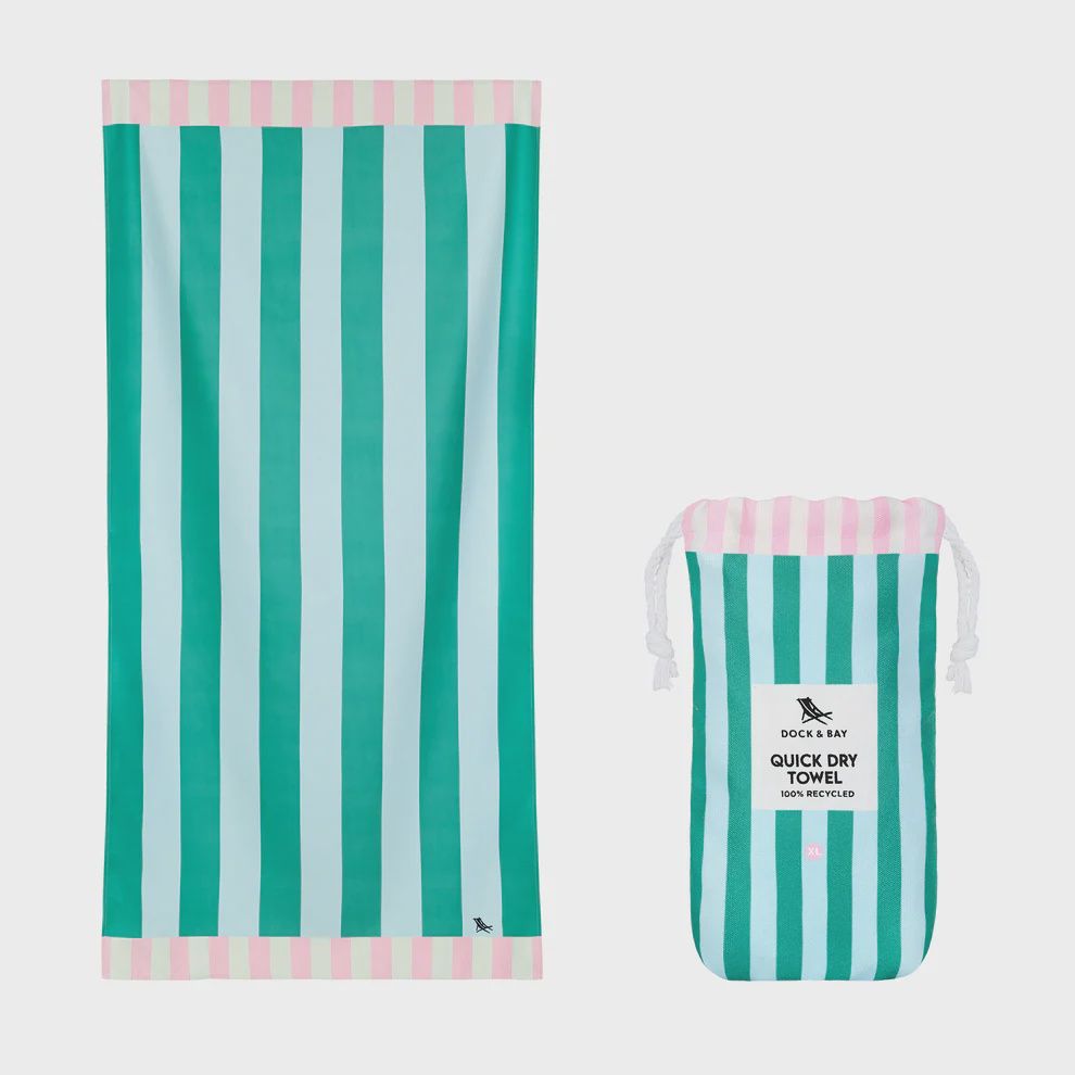 Beach Towel Summer &amp; Patterned Collection - Extra Large, Colour: Pastel Pier