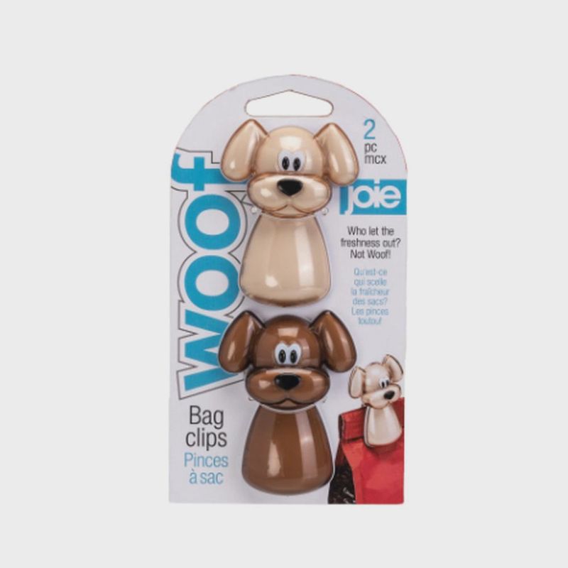 Woof Dog Bag Clips Set/2