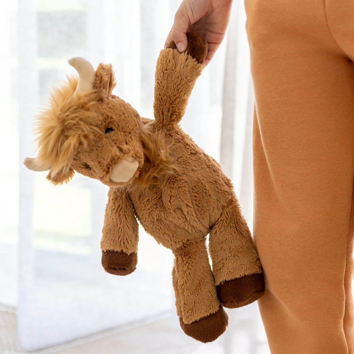 Marshmallow Animal Hagrid Highland Cow 33cm