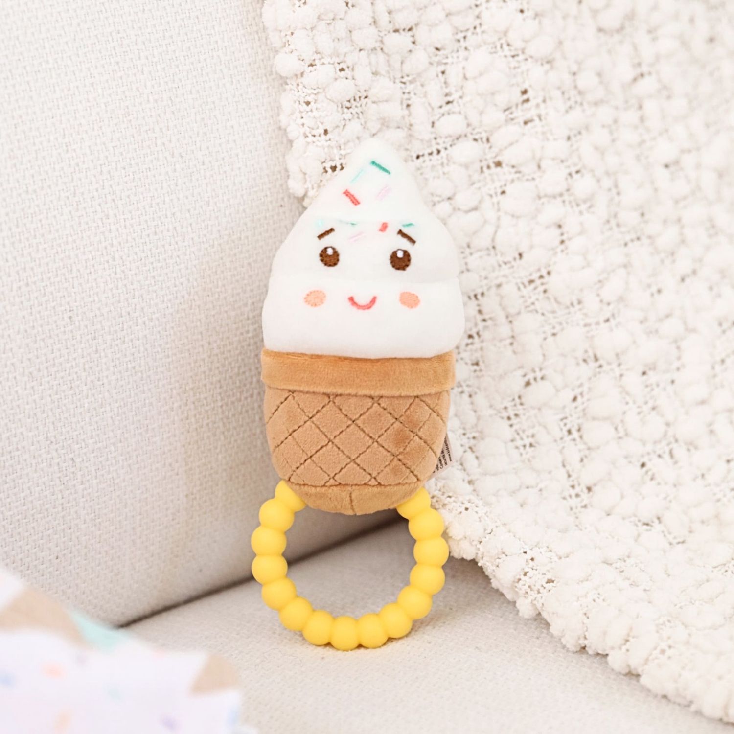 Sweet Soothies Ice Cream Teether Rattle