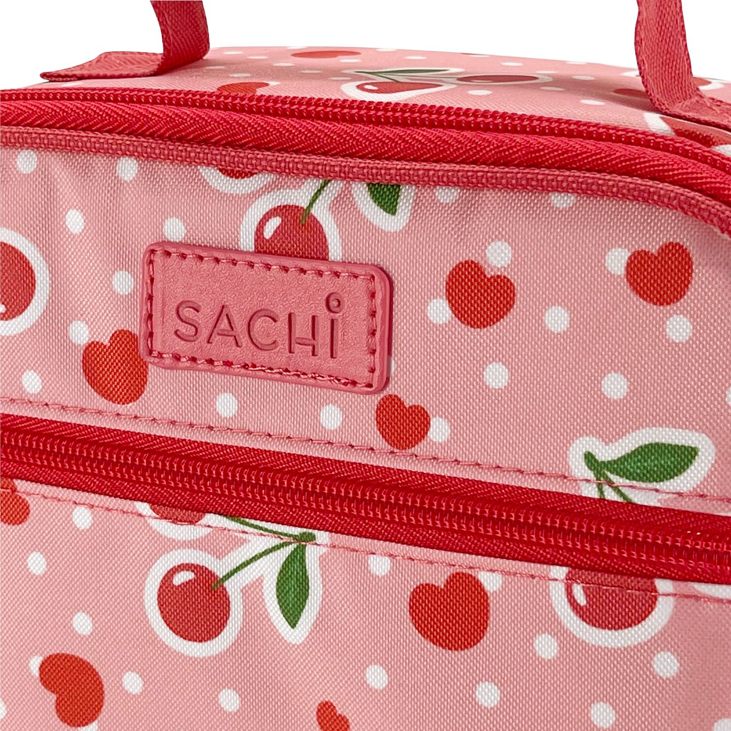 Insulated Junior Lunch Tote - Cherry Crush