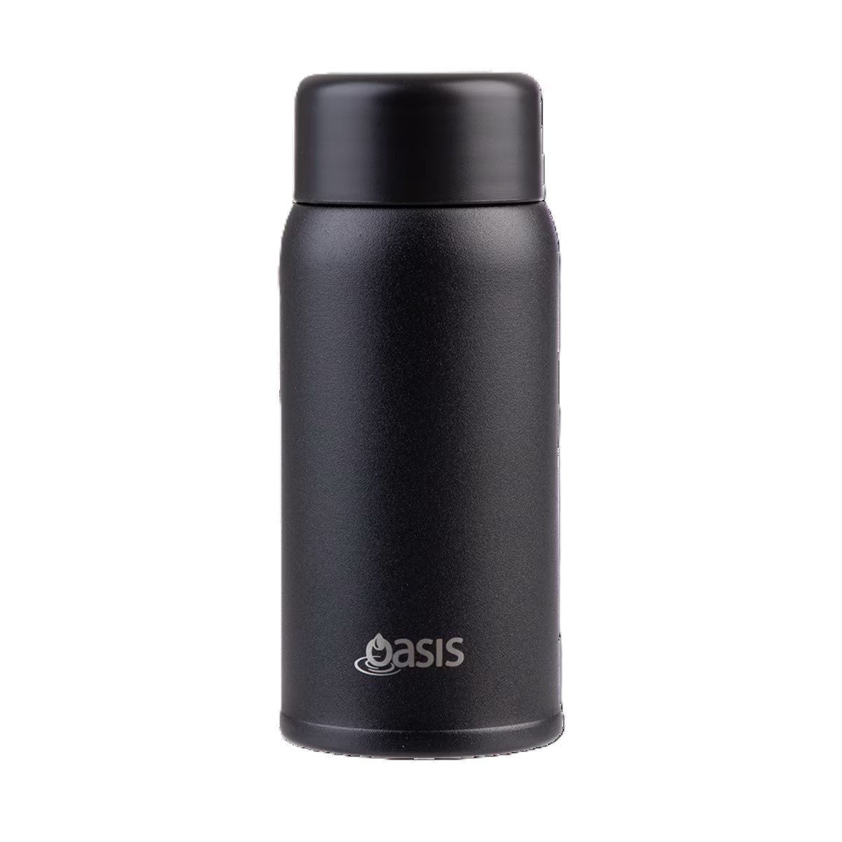 Double Wall &#39;Mini-Mini&#39; Drink Bottle 150ml, Colour: Black