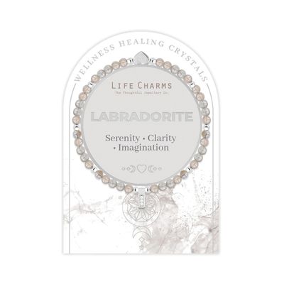 Life Charms Healing Stones Labradorite Bracelet