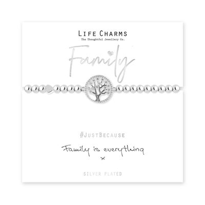 Life Charms Just Because Family Bracelet