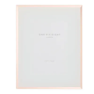 Glass Photo Frame - White / Rose Gold