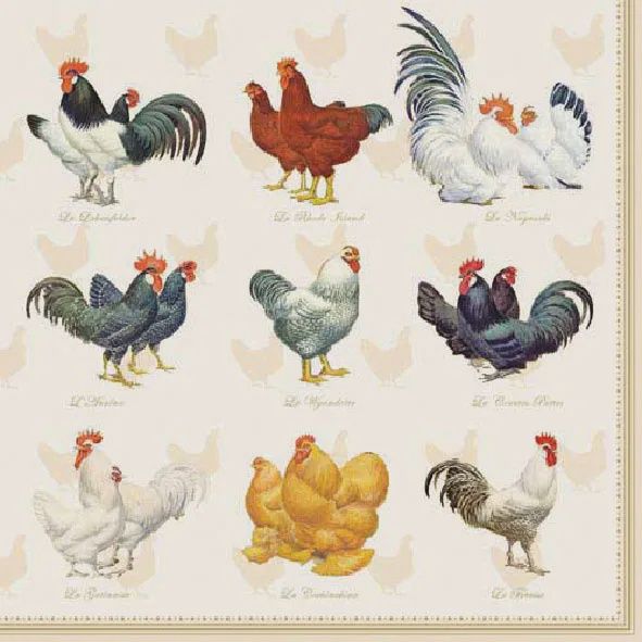 Paper Napkins - Luncheon  - Wyandotte Cream