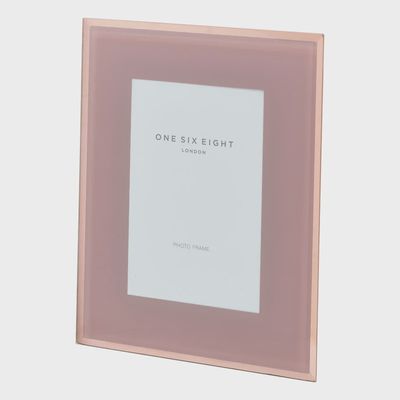 Glass Photo Frame - Dusty Rose