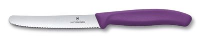 Steak/Tomato 11cm Wavy Round - New Purple