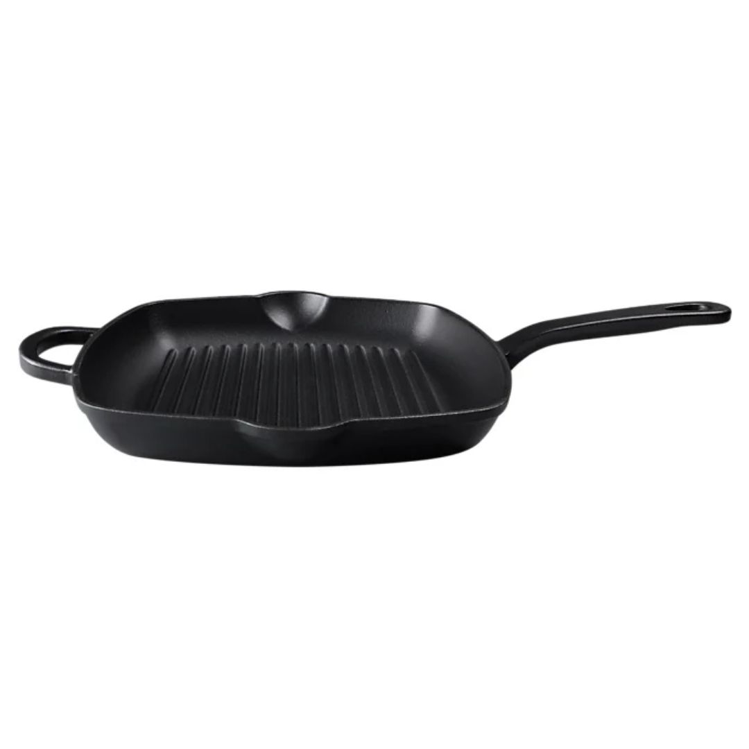 Cast Iron Grill Pan Black 26cm Gift Boxed