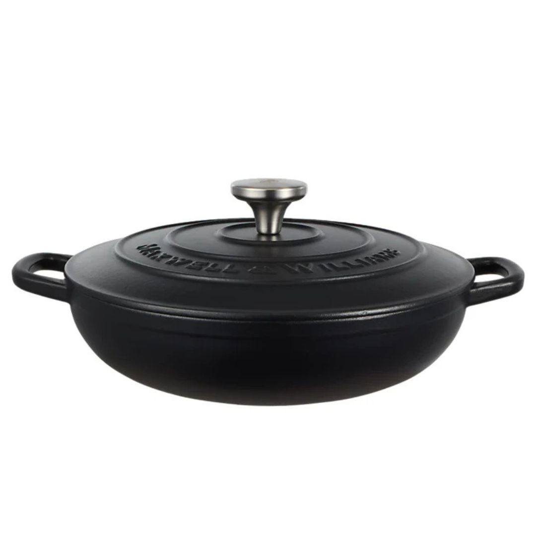 Cast Iron Braiser Black 27cm / 3.3L Gift Boxed