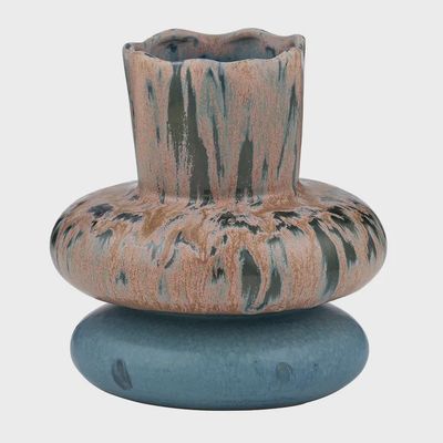 Pietra Ceramic Vase 13x14cm Olive