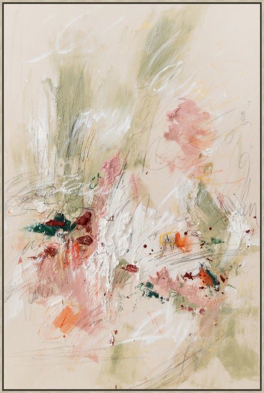 Freedom in Pink - Framed Hand Painted Print