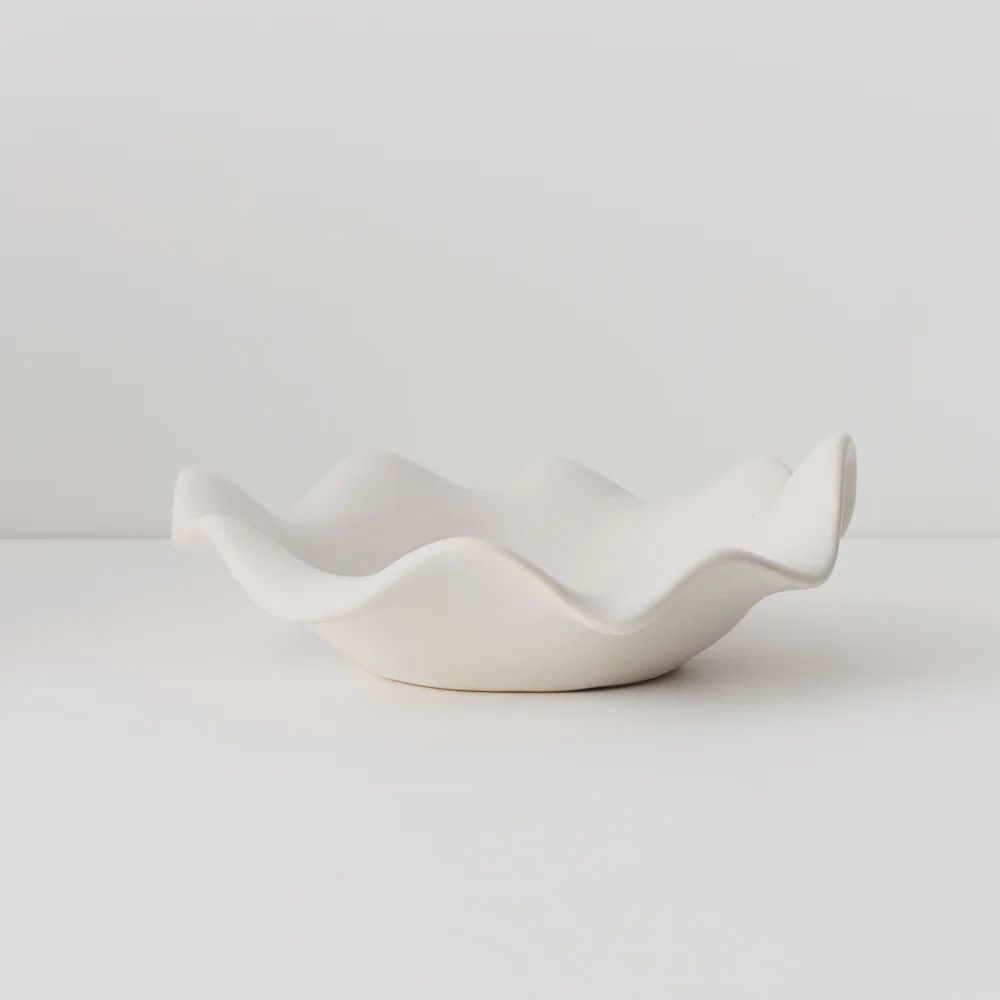 Avola Bowl Medium - White