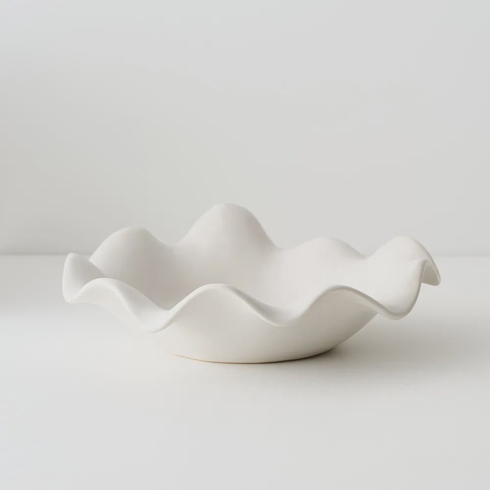 Avola Bowl Large - White