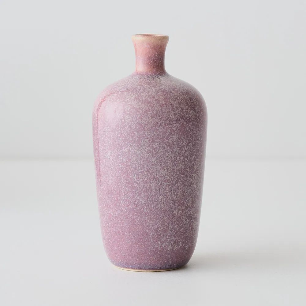 Jessika Vase Medium- Mauve Mottle