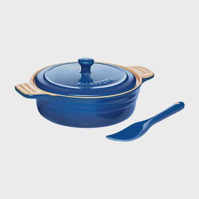 Camembert Baker with Cheese Spreader Blue*