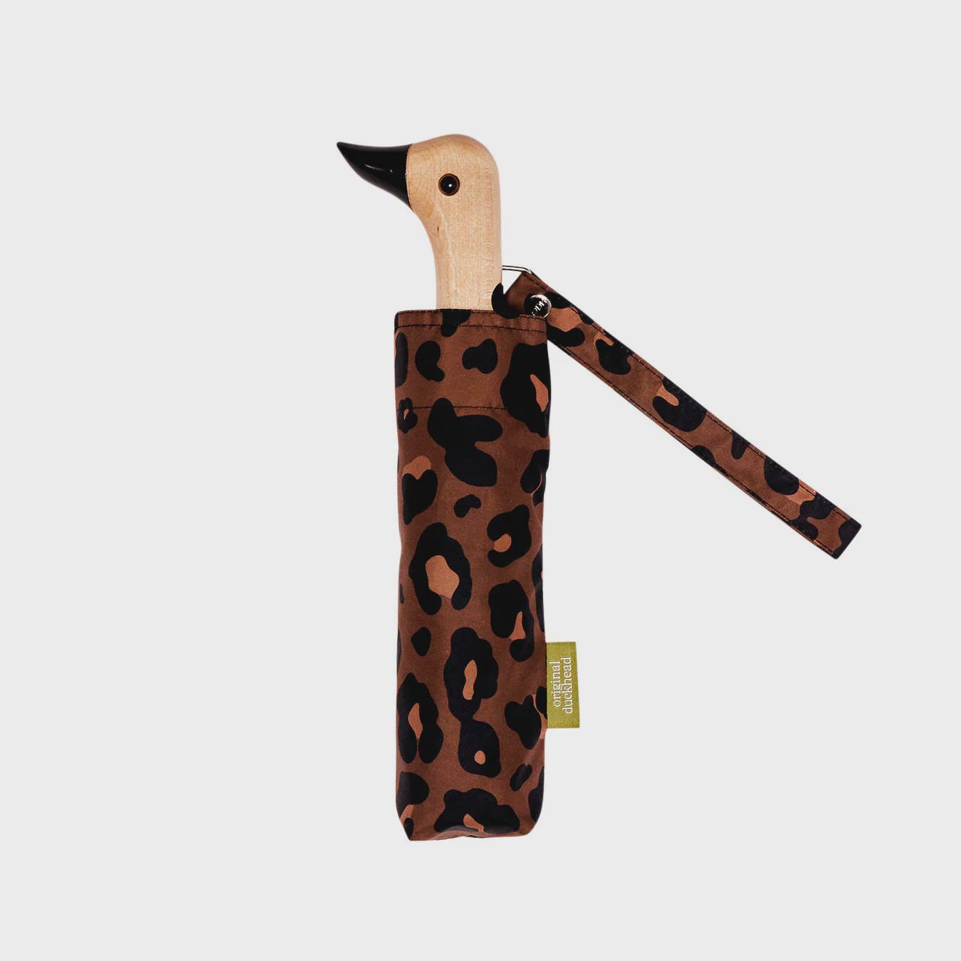 Duck Umbrella Compact Leopard