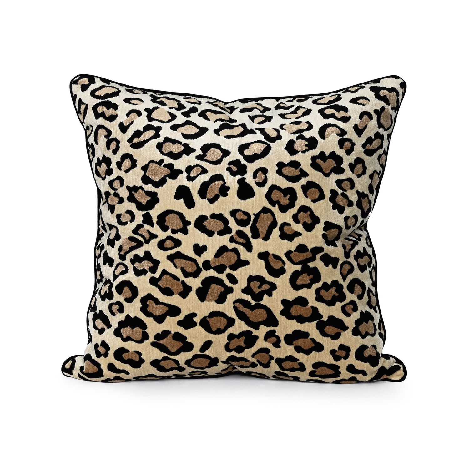 Coco Piped Cushion – Leopard
