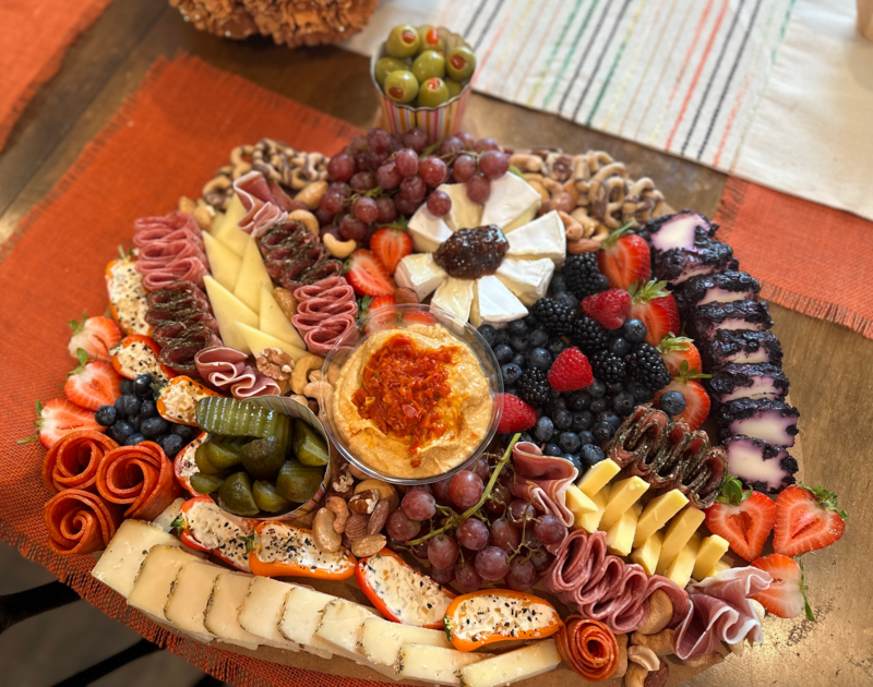 Pumpkin Board -  Your Choice of 5 Cheeses, 3 Meats, 2 Condiments, 1 Dip, 5 Accompaniments