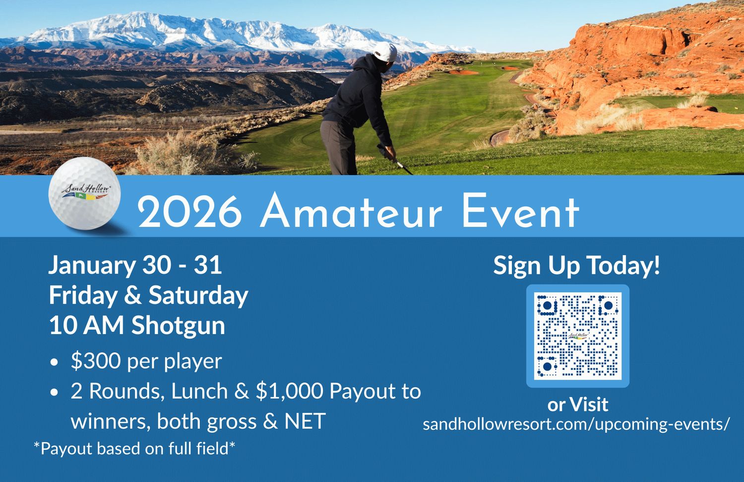 2026 Sand Hollow Resort Amateur Registration