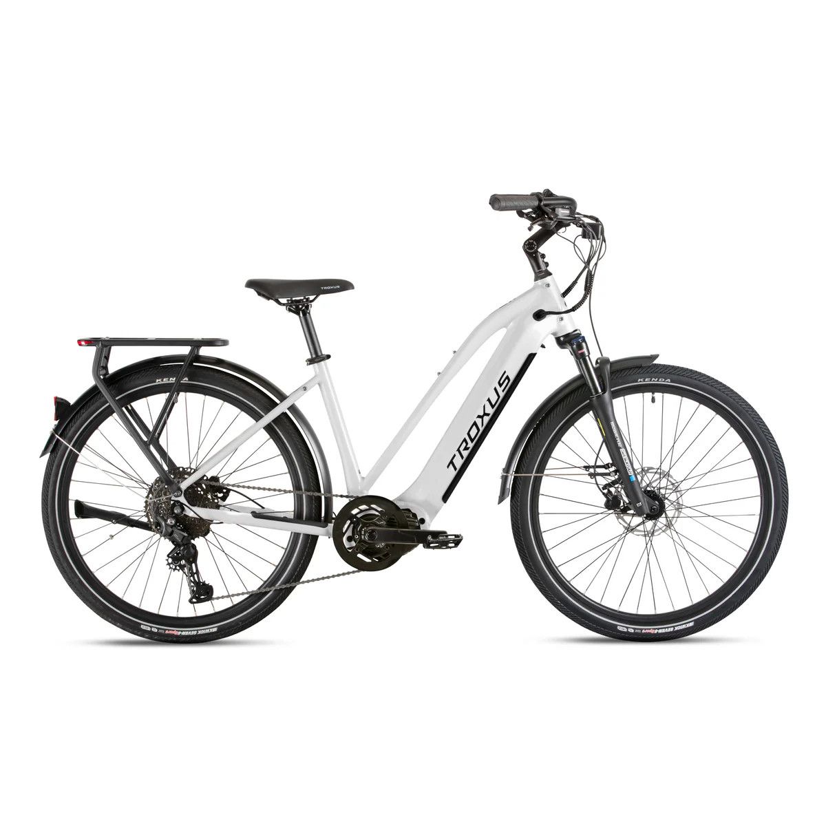 Troxus TRAX Mid-Drive Low Step White Small