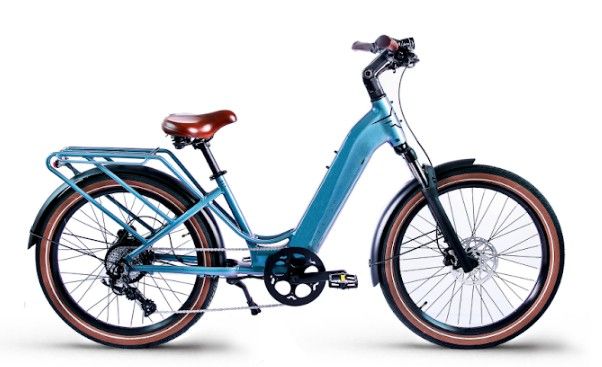 Magnum Wave: Ocean Blue: Cruiser-Style Ebike