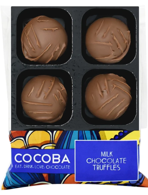 Milk chocolate truffles