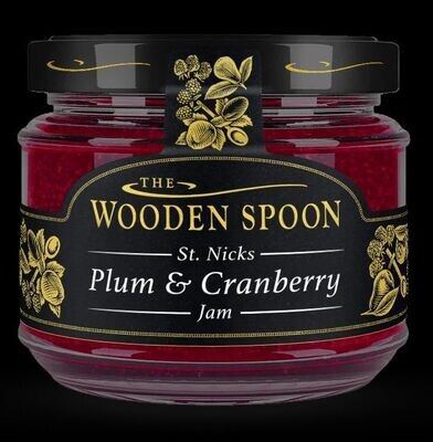 'St Nicks' plum and cranberry jam