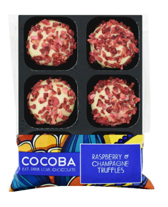 Raspberry & Marc de Champagne Truffles