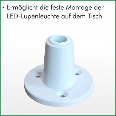 Tischhalterung für die LED-Lupenleuchte
