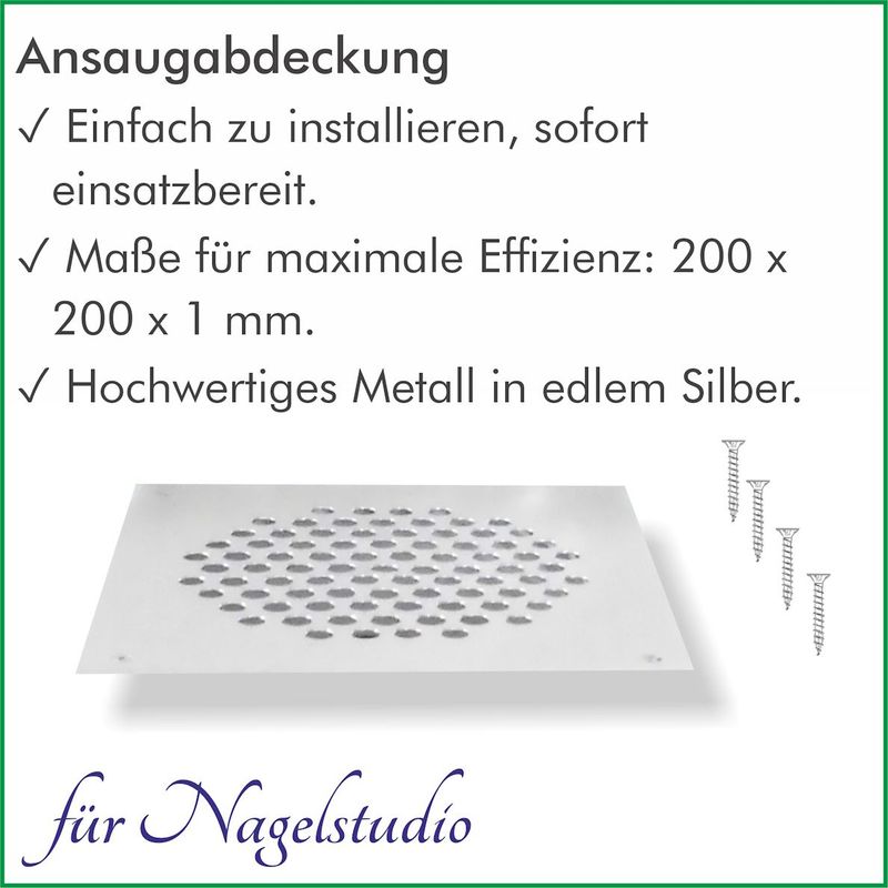 Ansaugabdeckung Metall Ansaugabdeckung Metall