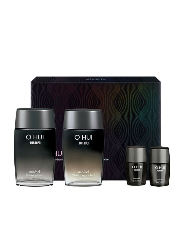 O HUI For Men Neofeel  Hydrating Toner &amp; Moisturizing Emulsion Special Set