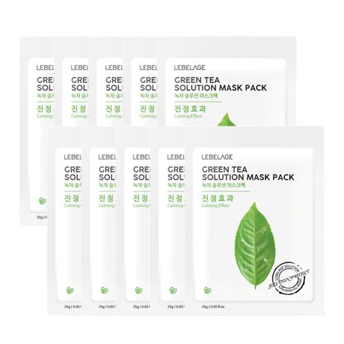 LEBELAGE Green Tea Solution Mask Pack