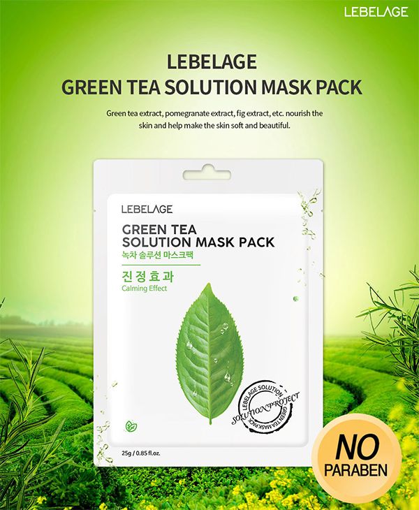 LEBELAGE Green Tea Solution Mask Pack