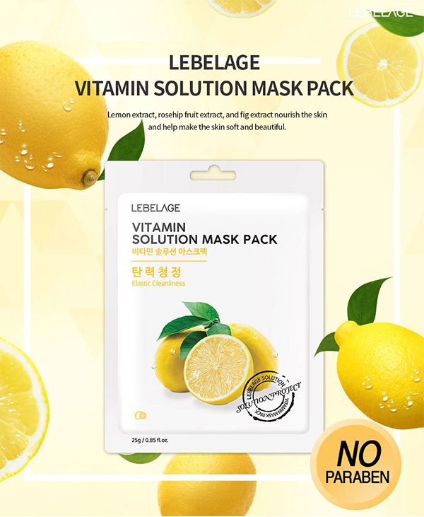 LEBELAGE Vitamin Solution Mask Pack