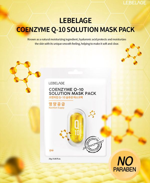 LEBELAGE Coenzyme Q-10 Solution Mask Pack