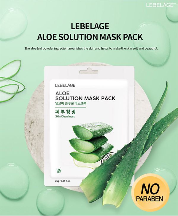 LEBELAGE Aloe Solution Mask Pack