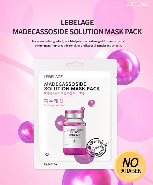LEBELAGE Madecassoside Solution Mask Pack