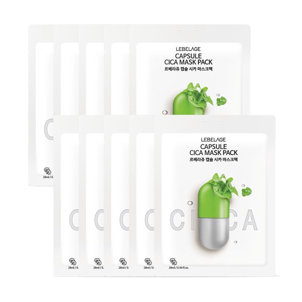 LEBELAGE Capsule Cica Mask Pack