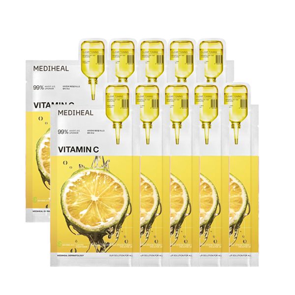 MEDIHEAL Vitamin C Essential Mask Clear Toning