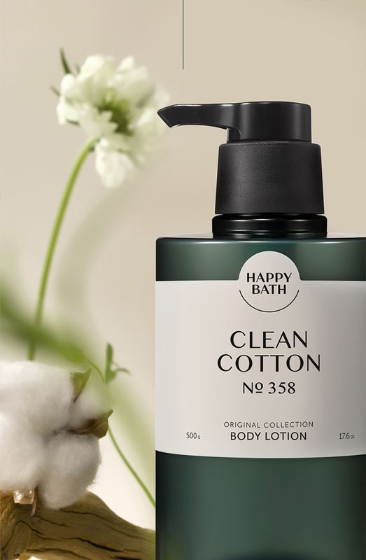 HAPPY BATH Original Collection Clean Cotton Body Lotion